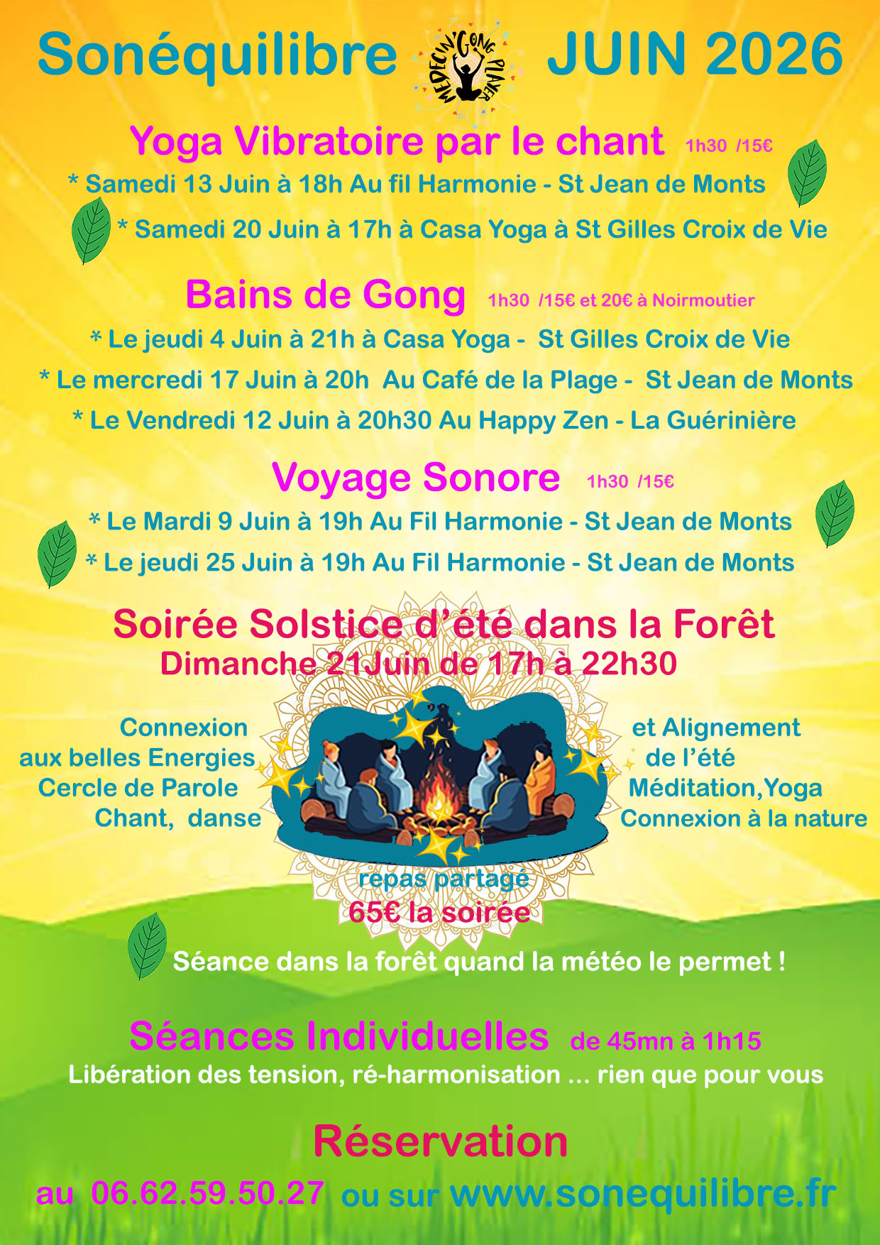 SonEquilibre | Sonothérapeute à St Jean de Monts, Challans et St Gilles Croix de Vie 2 Juin 2026