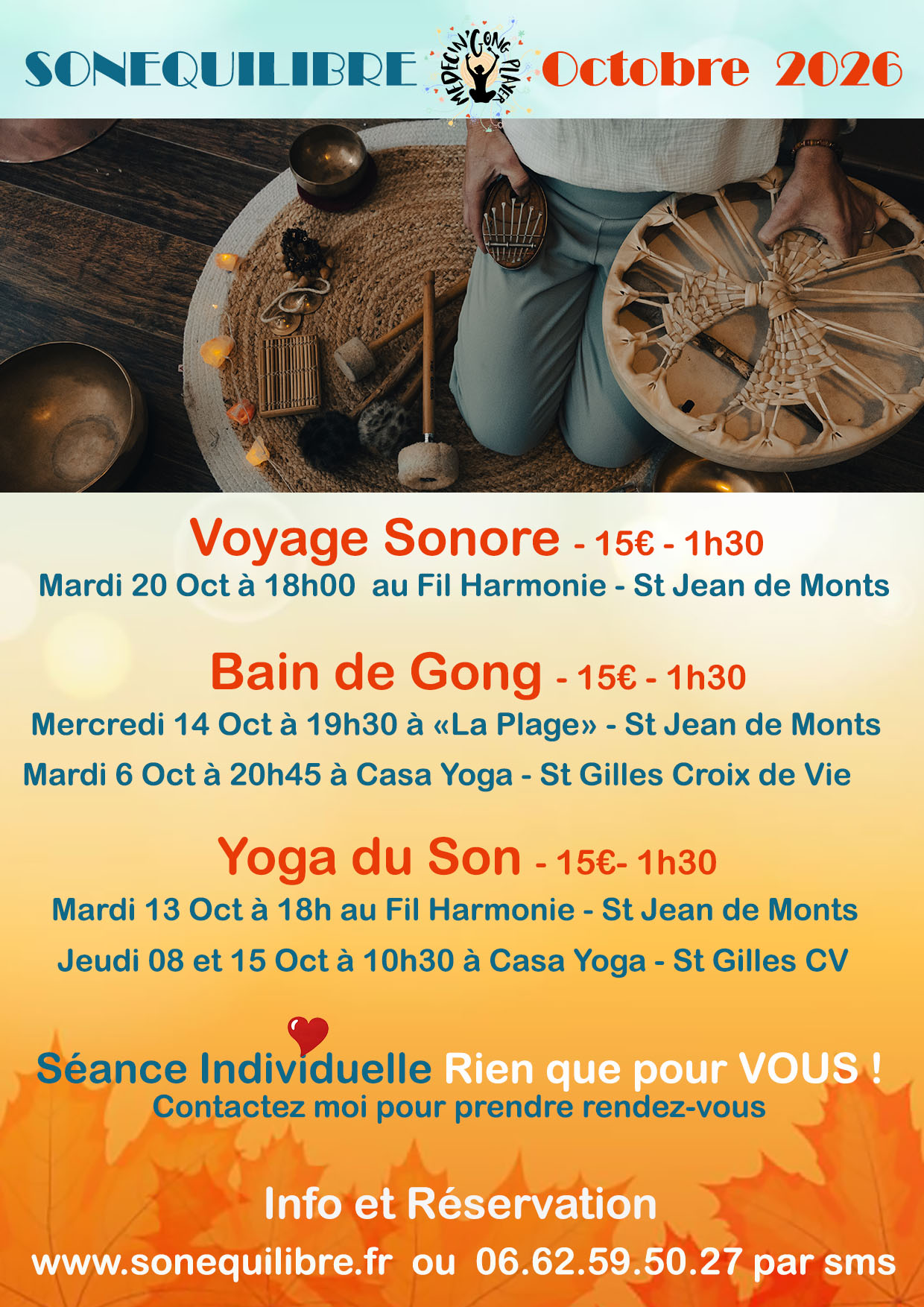 SonEquilibre | Sonothérapeute à St Jean de Monts, Challans et St Gilles Croix de Vie 2 OCT